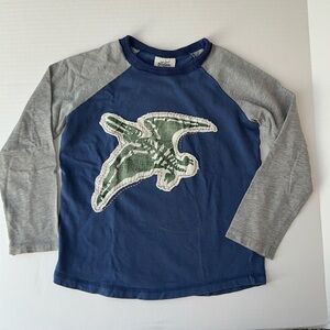 Mini Boden Pterodactyl Long Sleeve T-Shirt, 5-6Y